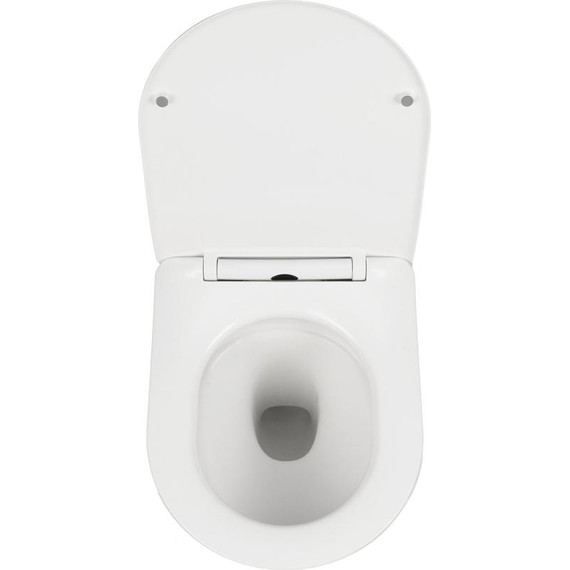 Унитаз подвесной безободковый AN Atria с крышкой микролифт (система смыва Торнадо) - фото 13