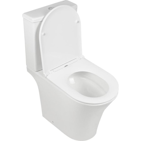 Унитаз-компакт безободковый AN Star с крышкой микролифт - фото 14