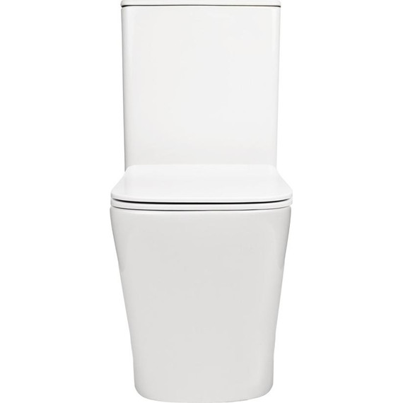 Унитаз-компакт безободковый AN Etta с крышкой микролифт (система смыва Торнадо) - фото 5