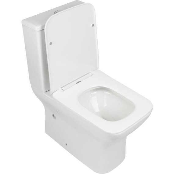 Унитаз-компакт безободковый AN Stone с крышкой микролифт - фото 3