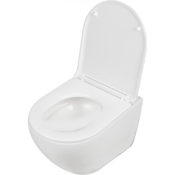 Инсталляция с подвесным безободковым унитазом AN Bloom сиденье микролифт, крепление (система смыва Торнадо) - фото 13