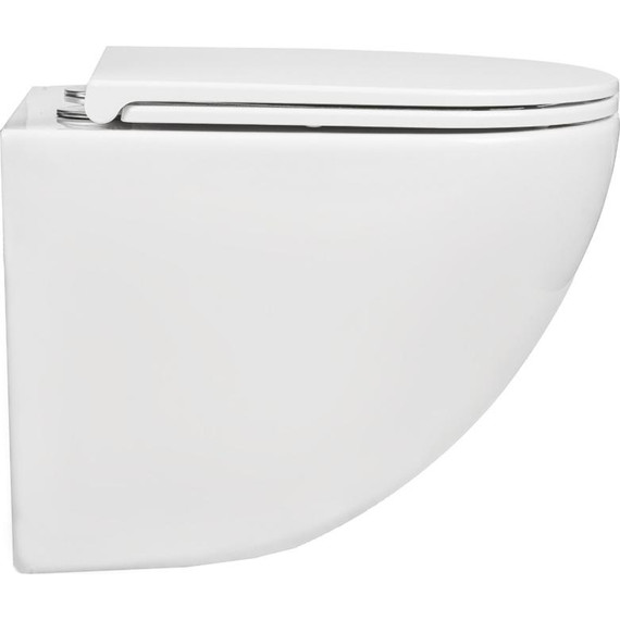 Унитаз подвесной безободковый AN Bloom с крышкой микролифт (система смыва Торнадо) - фото 15