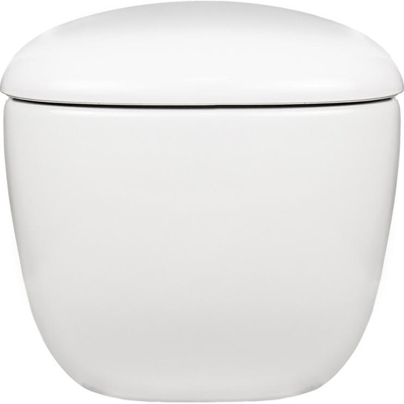 Унитаз подвесной безободковый AN Solana с крышкой микролифт (система смыва Торнадо) - фото 4