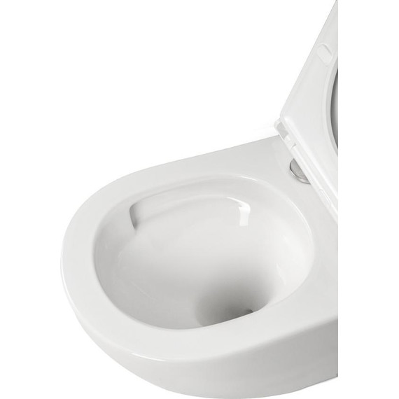 Унитаз подвесной безободковый AN Sky с крышкой микролифт (система смыва Торнадо) - фото 9