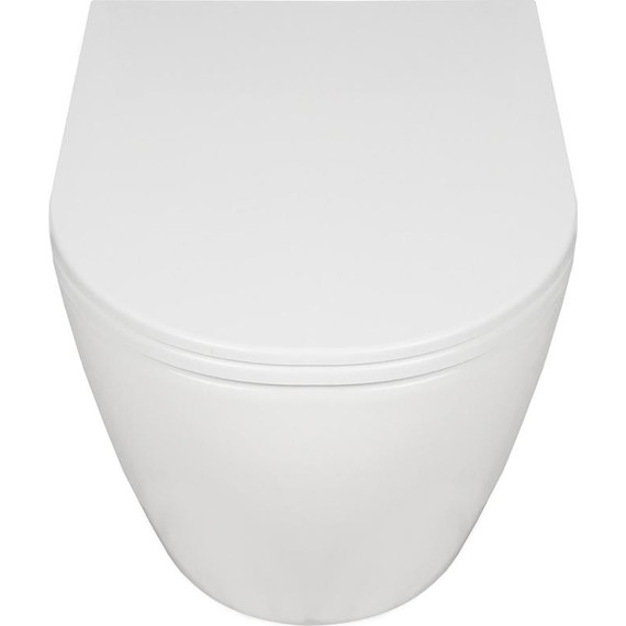 Унитаз подвесной безободковый AN Sky с крышкой микролифт - фото 4