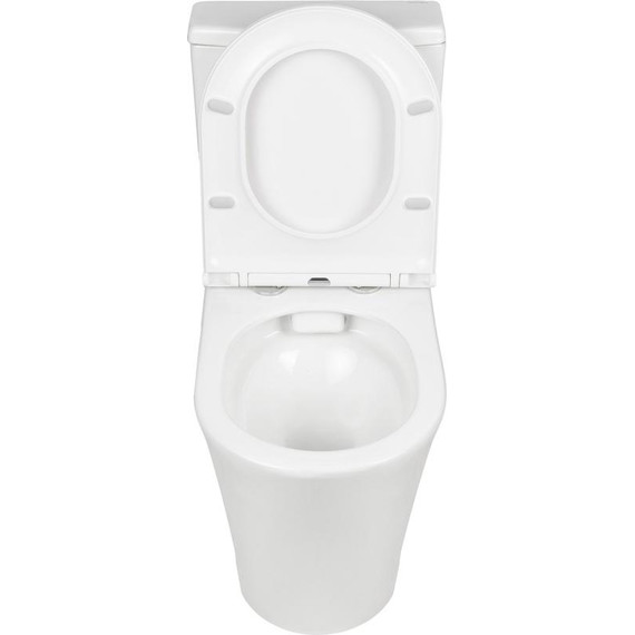 Унитаз-компакт безободковый AN Star с крышкой микролифт - фото 7