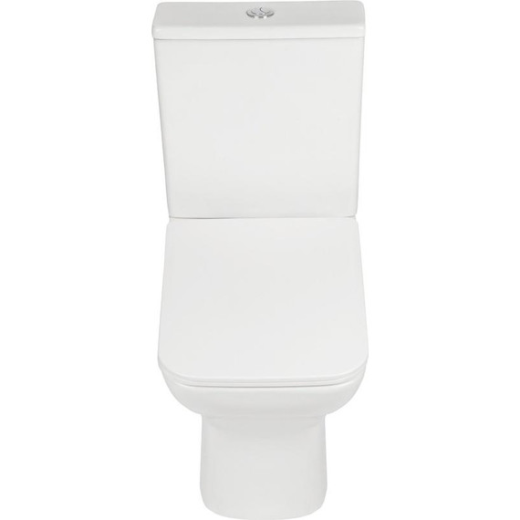 Унитаз-компакт безободковый AN Stone с крышкой микролифт - фото 5