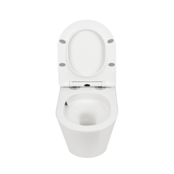 Инсталляция с подвесным безободковым унитазом AN Atria сиденье микролифт, крепление (система смыва Торнадо) - фото 10