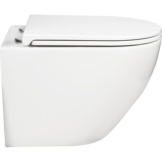 Унитаз подвесной безободковый AN Sky с крышкой микролифт (система смыва Торнадо) - фото 6