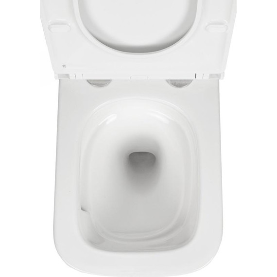 Унитаз подвесной безободковый AN Bitt с крышкой микролифт (система смыва Торнадо) - фото 8