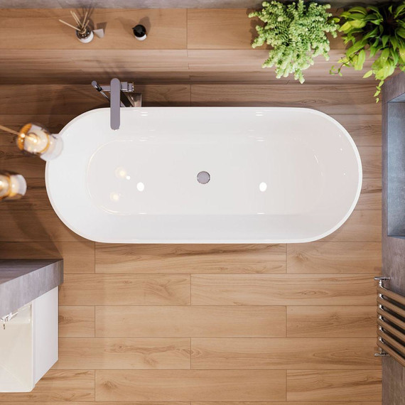 Ванна каменная Sole Zeta ТМ 160x75 см - фото 3