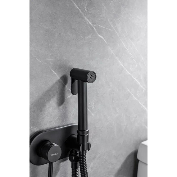 Набор для гигиенического душа Allen Brau Priority 5.31005-31 (со скрытой частью) чёрный матовый - фото 9