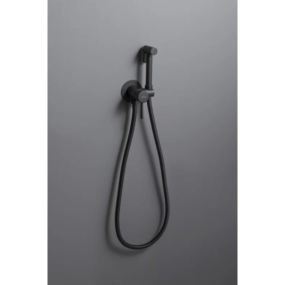 Набор для гигиенического душа Allen Brau Priority 5.31A29-31 (со скрытой частью) чёрный матовый - фото 3