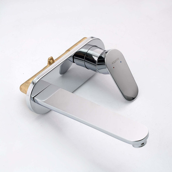 Смеситель для раковины настенный Aquatek Ника AQ1813CR - фото 4