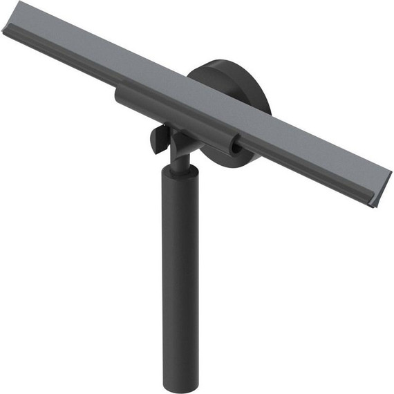 Скребок-водосгон для душевых стёкол Cezares RELAX-SV-NOP, чёрный матовый - фото 