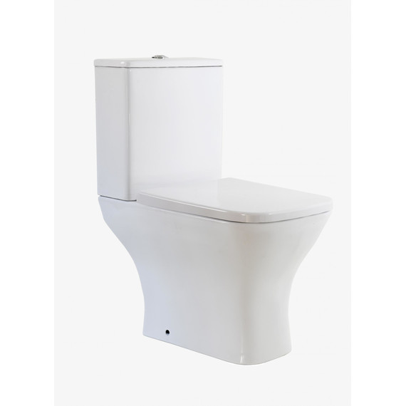 Унитаз-компакт безободковый Taliente Elegante Vortex EL45055 с крышкой микролифт (система смыва Торнадо) - фото 