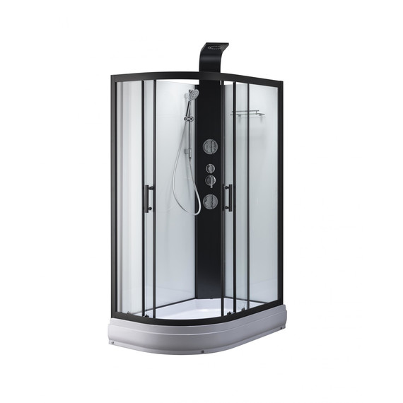 Гидробокс Taliente 120x80 см TA-128CB(R), чёрный/прозрачное - фото 