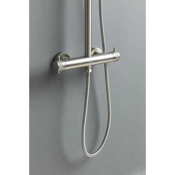 Душевая стойка Allen Brau Fantasy 5.11001-BN, никель - фото 6