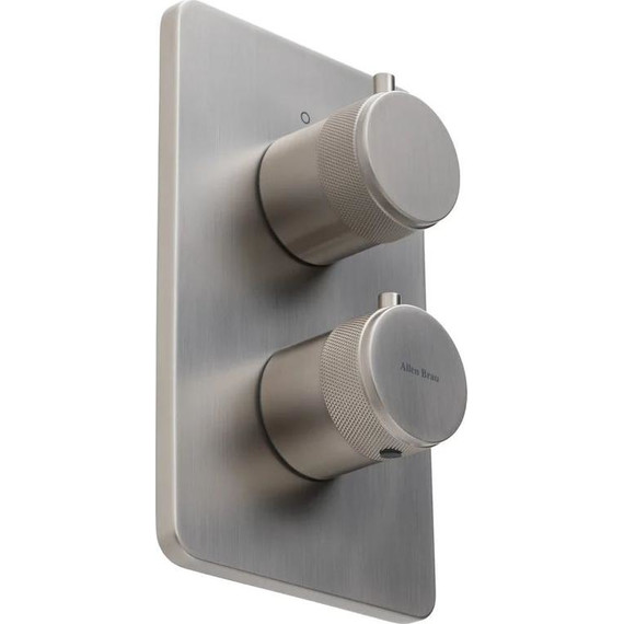 Смеситель для душа с термостатом Allen Brau Priority 5.31113-BN (со скрытой частью) никель - фото 3