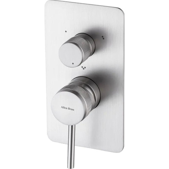 Смеситель для ванны Allen Brau Priority 5.31A11-BN (со скрытой частью) никель - фото 