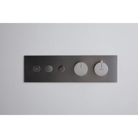 Смеситель для душа с термостатом Allen Brau Liberty 5.33003-BN (со скрытой частью) никель - фото 3