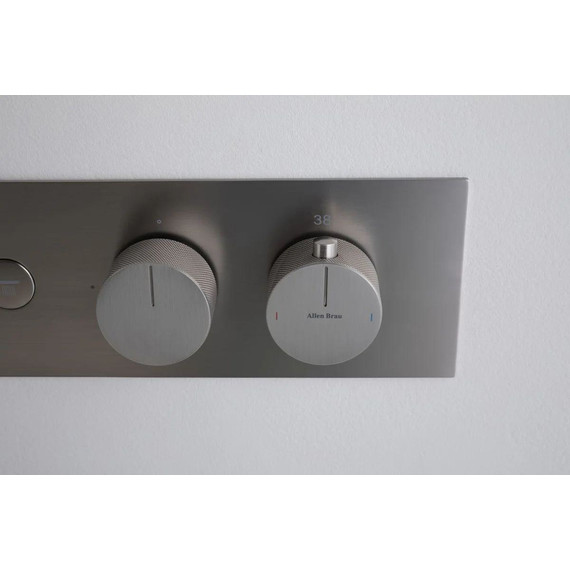 Смеситель для душа с термостатом Allen Brau Liberty 5.33003-BN (со скрытой частью) никель - фото 6