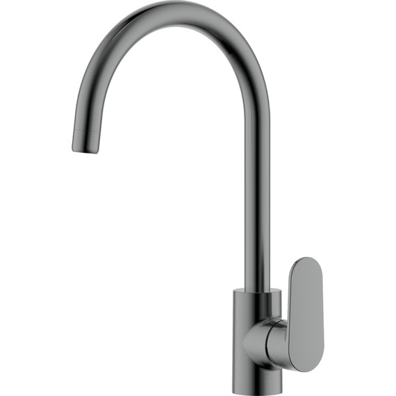 Смеситель для кухни Aquatek Ника AQ1882BGM, оружейная сталь - фото 