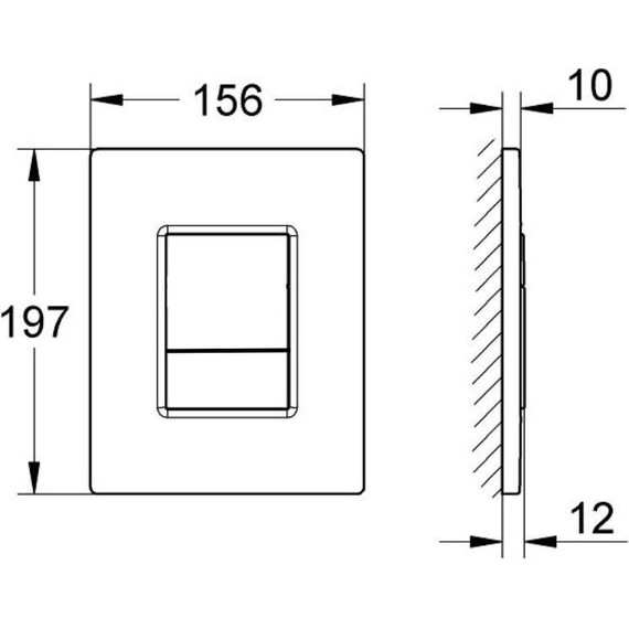 Кнопка смыва Aquatek Pneumo N PNN-0000003, хром матовый - фото 4