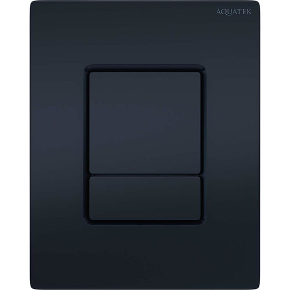 Кнопка смыва Aquatek Pneumo N PNN-0000005, чёрный матовый - фото 