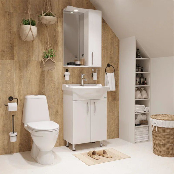 Раковина врезная Sanita Реал 56 65 см WB.FN/Real/56-C/WHT.G/S1 - фото 7