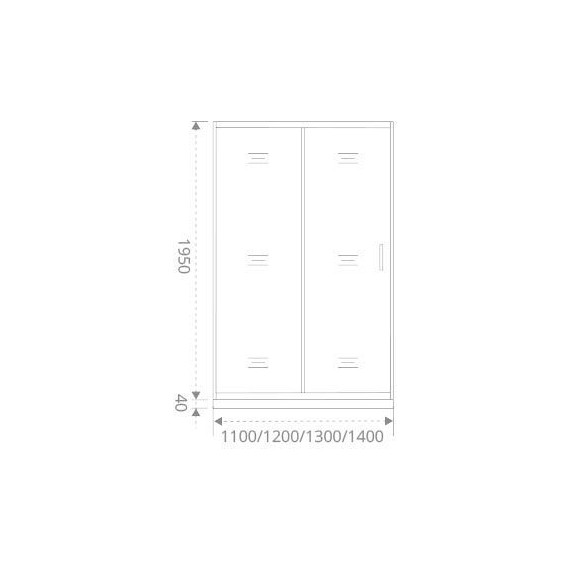 Душевая дверь Bas Antares WTW-130-C-CH 130 см хром/прозрачное - фото 6