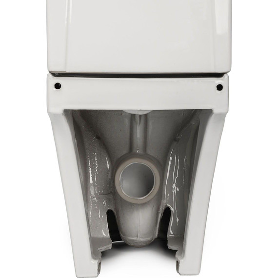 Унитаз-компакт безободковый AN Link с крышкой микролифт (система смыва Торнадо) - фото 13