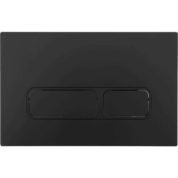Кнопка смыва Aquanet AQ-PRO-01MB, чёрный матовый - фото 