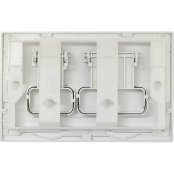 Кнопка смыва Aquanet AQ-PRO-01W, белый - фото 2