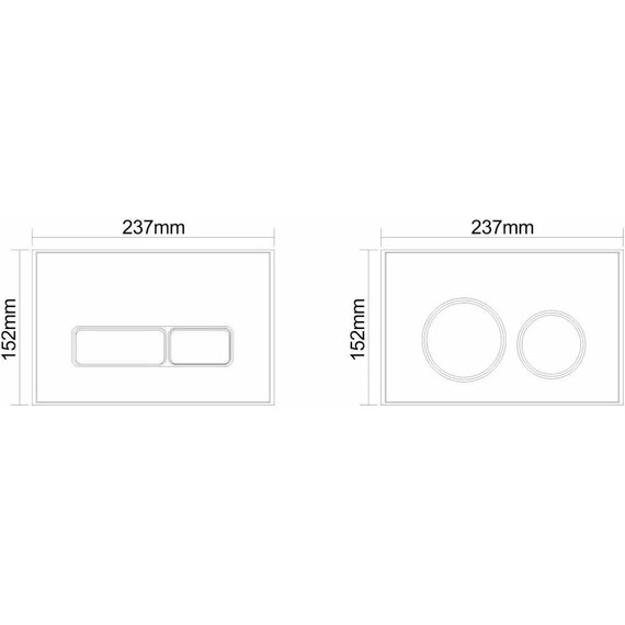 Кнопка смыва Aquanet AQ-PRO-02MB, чёрный матовый - фото 5