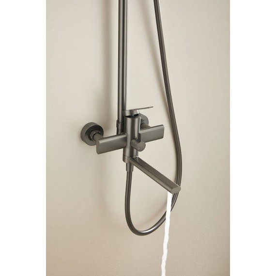 Душевая стойка Belz B24813-3, оружейная сталь - фото 34