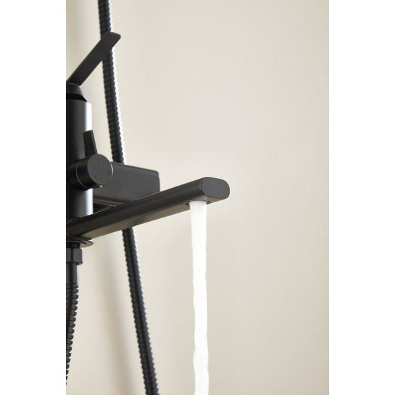 Душевая стойка Belz B24813-7, чёрный матовый - фото 8