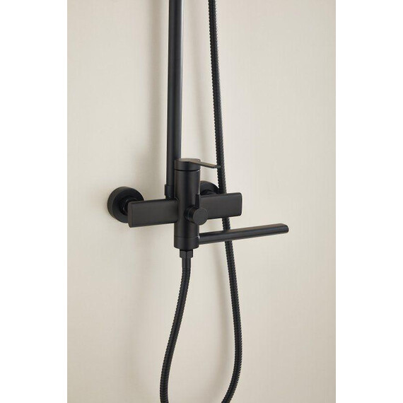 Душевая стойка Belz B24813-7, чёрный матовый - фото 10