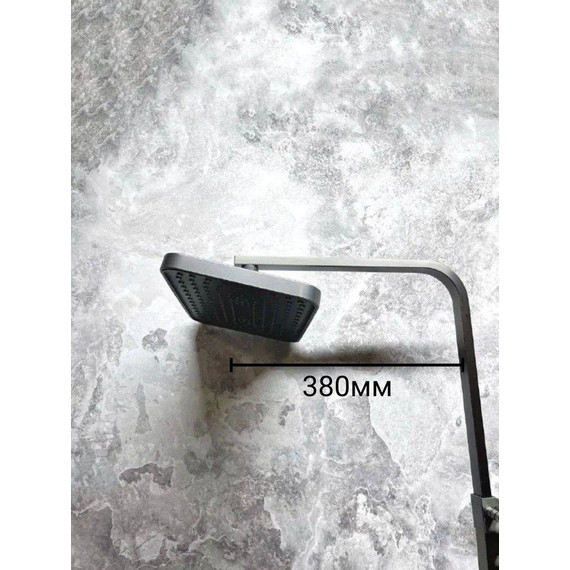 Душевая стойка Belz B24817-3, оружейная сталь - фото 10