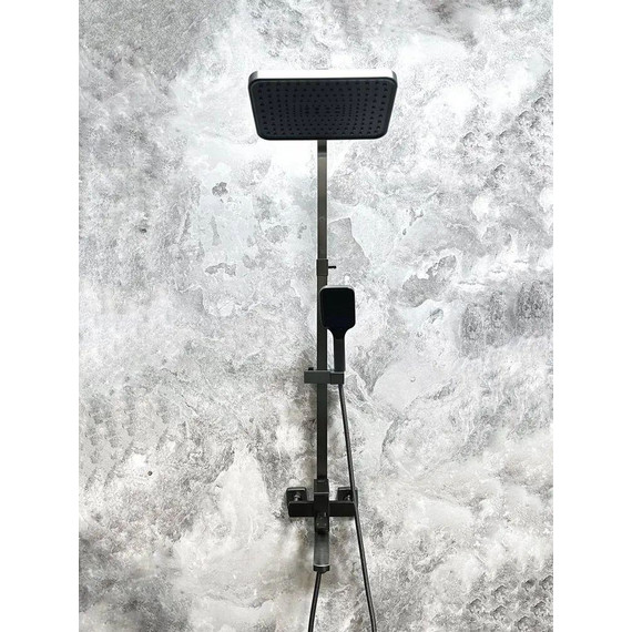 Душевая стойка Belz B24817-3, оружейная сталь - фото 4