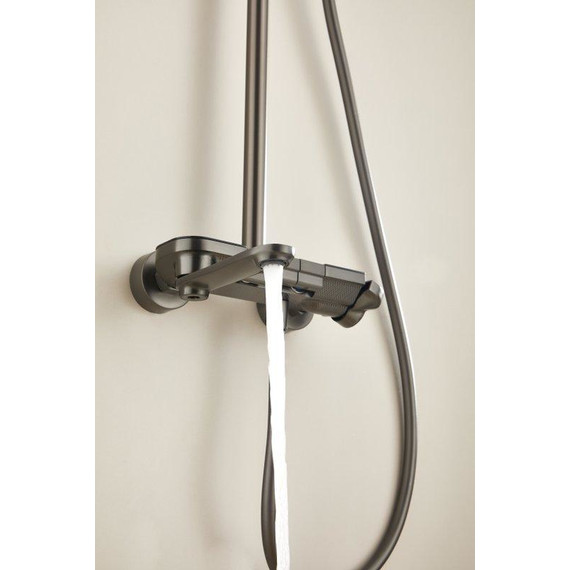 Душевая стойка Belz B25713-3, оружейная сталь - фото 2