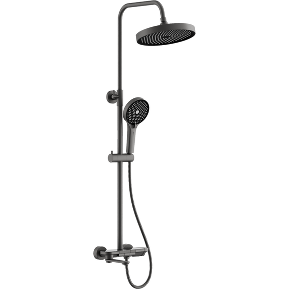 Душевая стойка Belz B25713-3, оружейная сталь - фото 