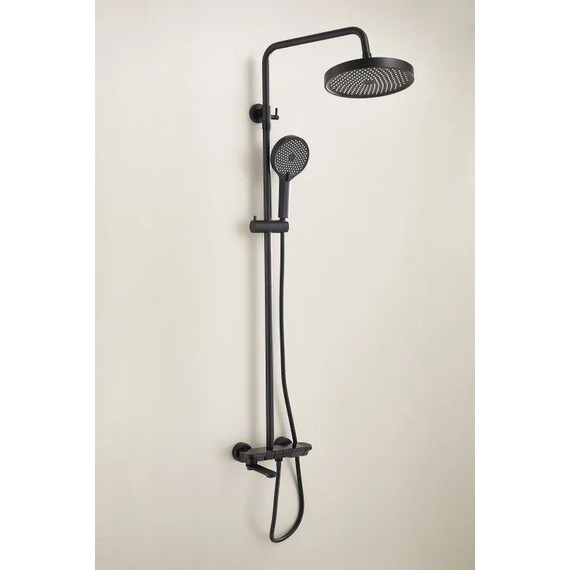 Душевая стойка Belz B25713-7, чёрный матовый - фото 3