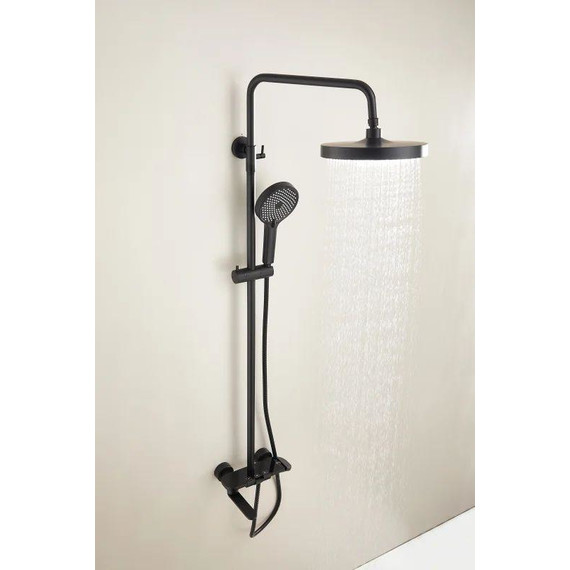 Душевая стойка Belz B25713-7, чёрный матовый - фото 8