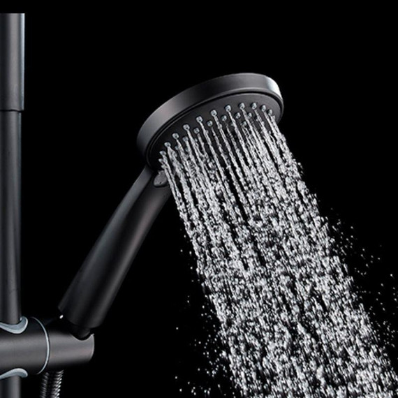 Душевая стойка Ledeme L2480B, чёрный - фото 10