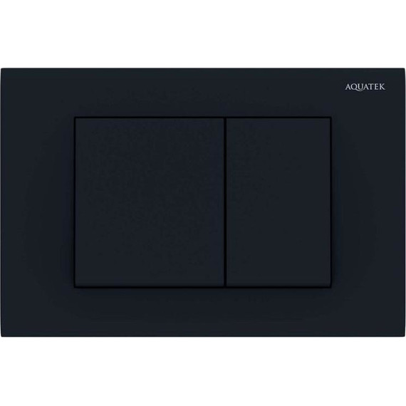 Кнопка смыва Aquatek PNS-0000005, чёрный матовый - фото 