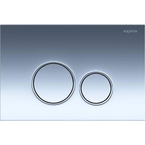 Кнопка смыва Aquatek PNS-0000012, хром глянцевый - фото 