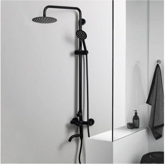 Душевая стойка Zerix SUS-009-J, нержавеющая сталь - фото 2