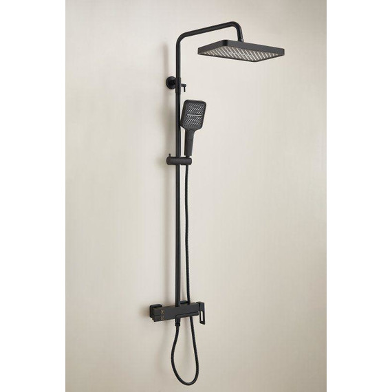 Душевая стойка Belz B24658-7, чёрный матовый - фото 3