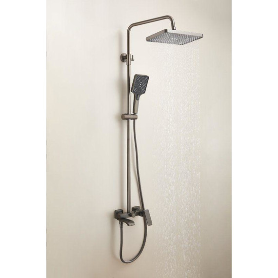 Душевая стойка Belz B24507-3, оружейная сталь - фото 9